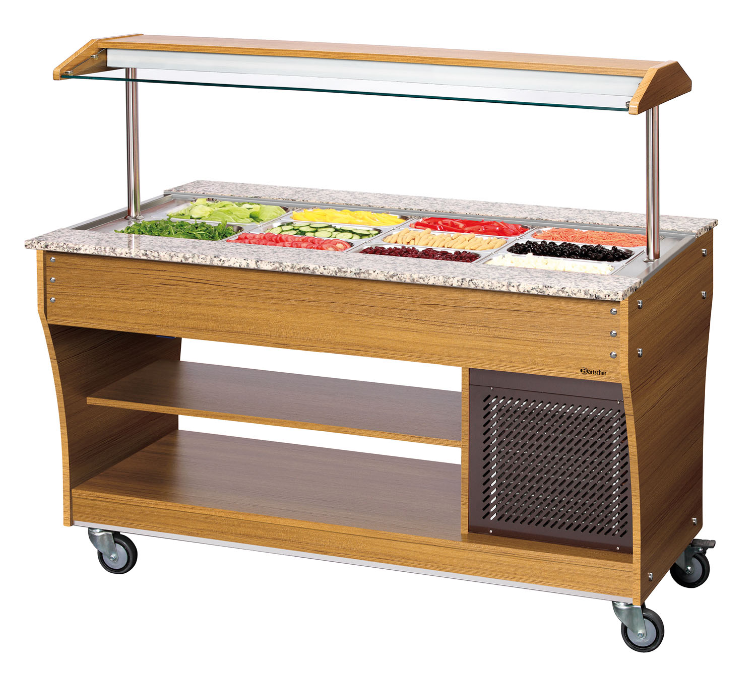 BARTSCHER Buffetwagen, kalt, 4x 1/1 GN - 125526