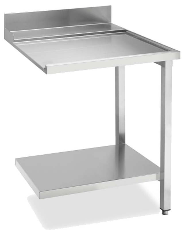 KBS Ablauftisch Breite 70cm mit Grundboden, Anbau rechts