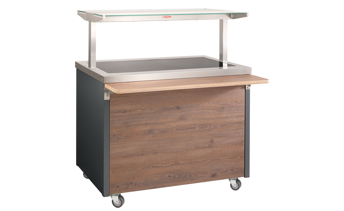 Scholl SMART-SERVE Kalt-Warm-Platte - steckerfertig 3 x GN 1/1