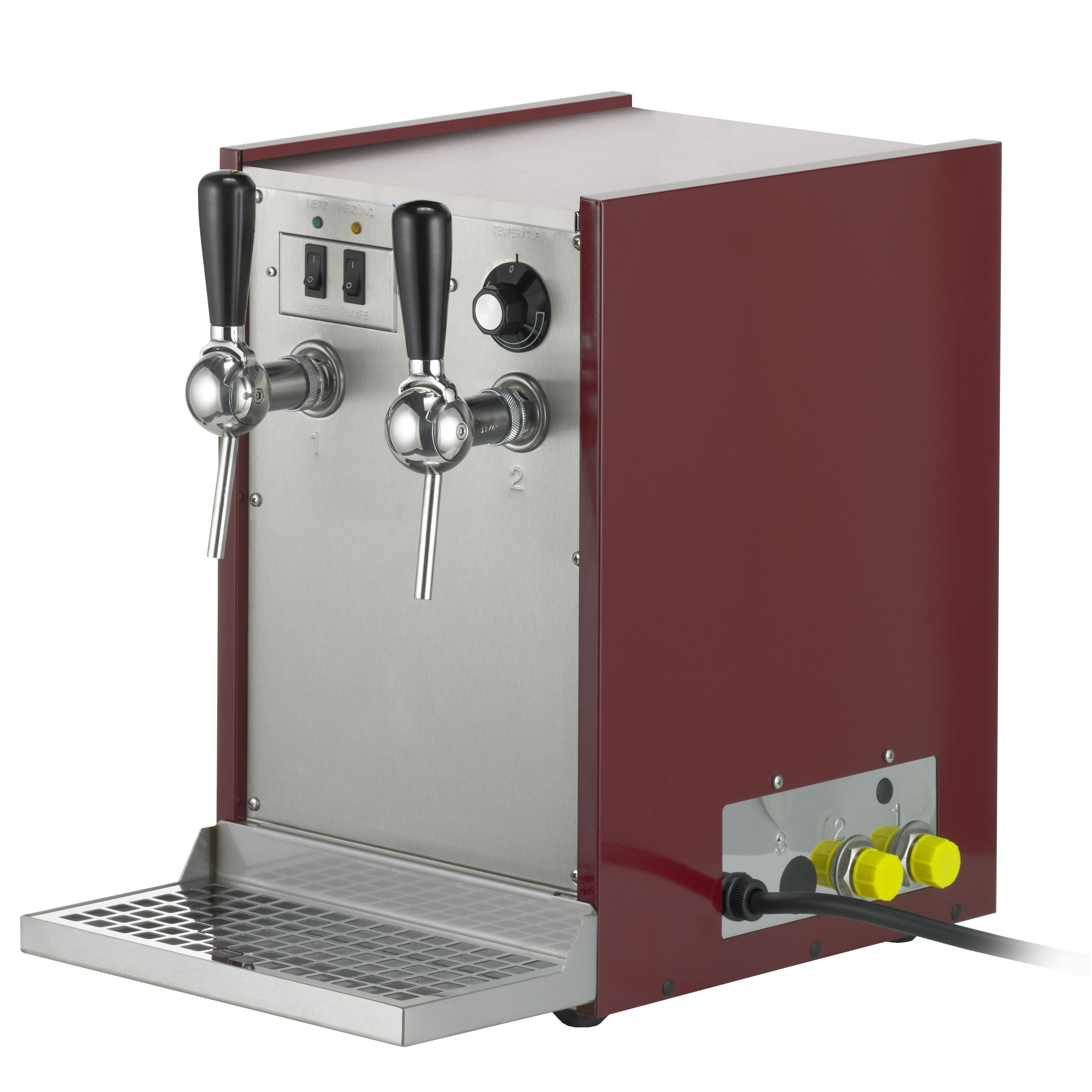 Glühwein-Durchlauferhitzer 2 Zapfhähne, Heiße Spitze®, Neumärker 00-70342K