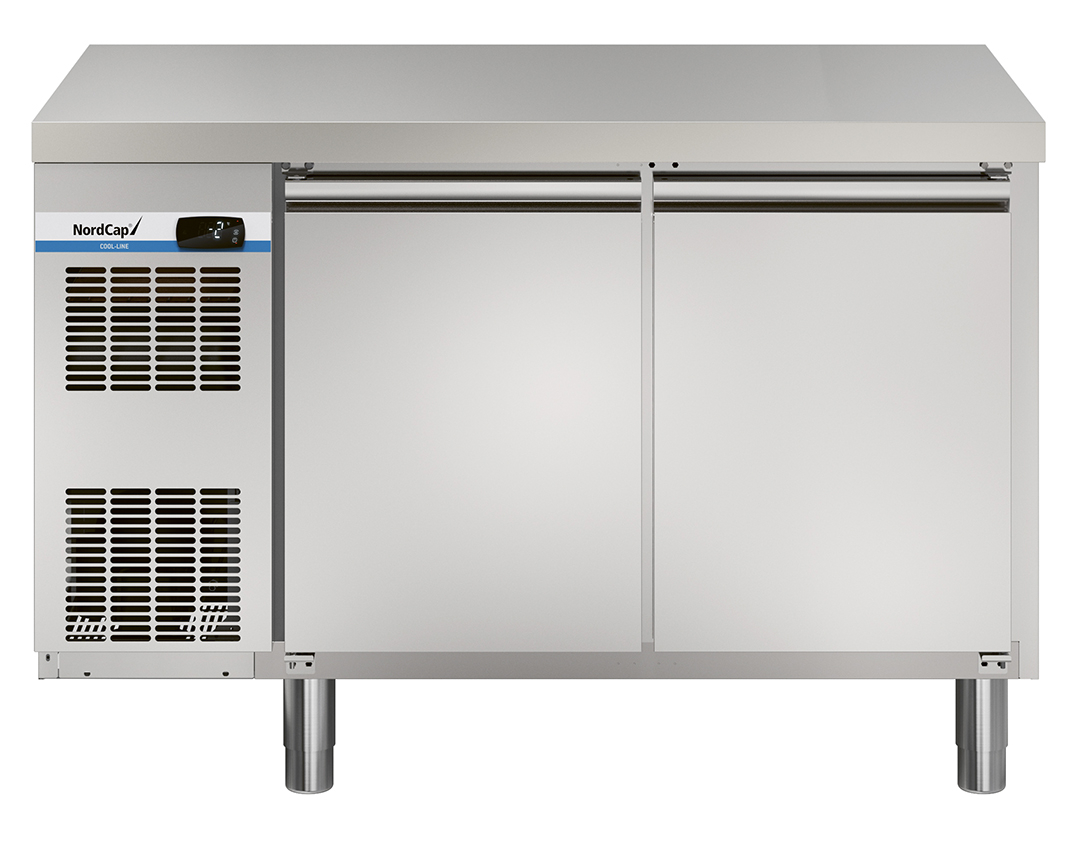 COOL by Nordcap Kühltisch KT-CL 1241 2L mit zwei Türen, , Edelstahl, Umluft für die Gastronomie