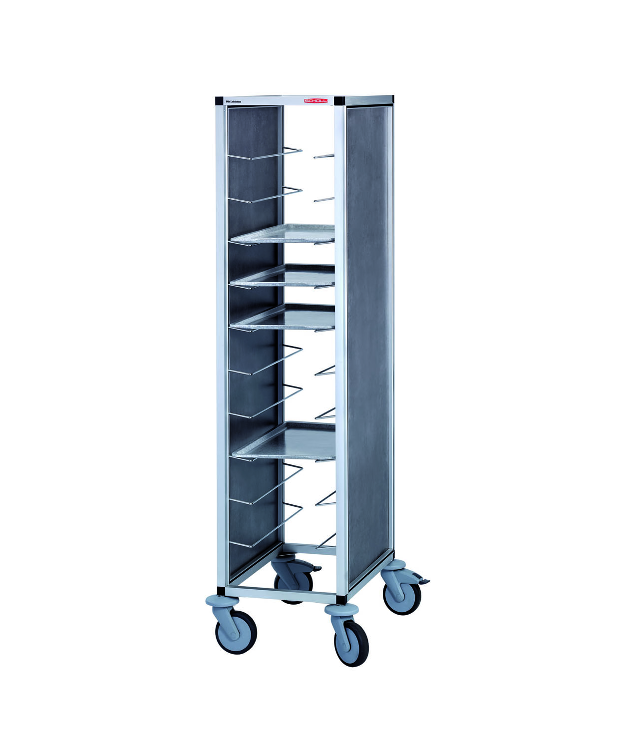 Scholl Tablettwagen RTW - 1 Abteil 530 x 325 - Höhe 1450mm