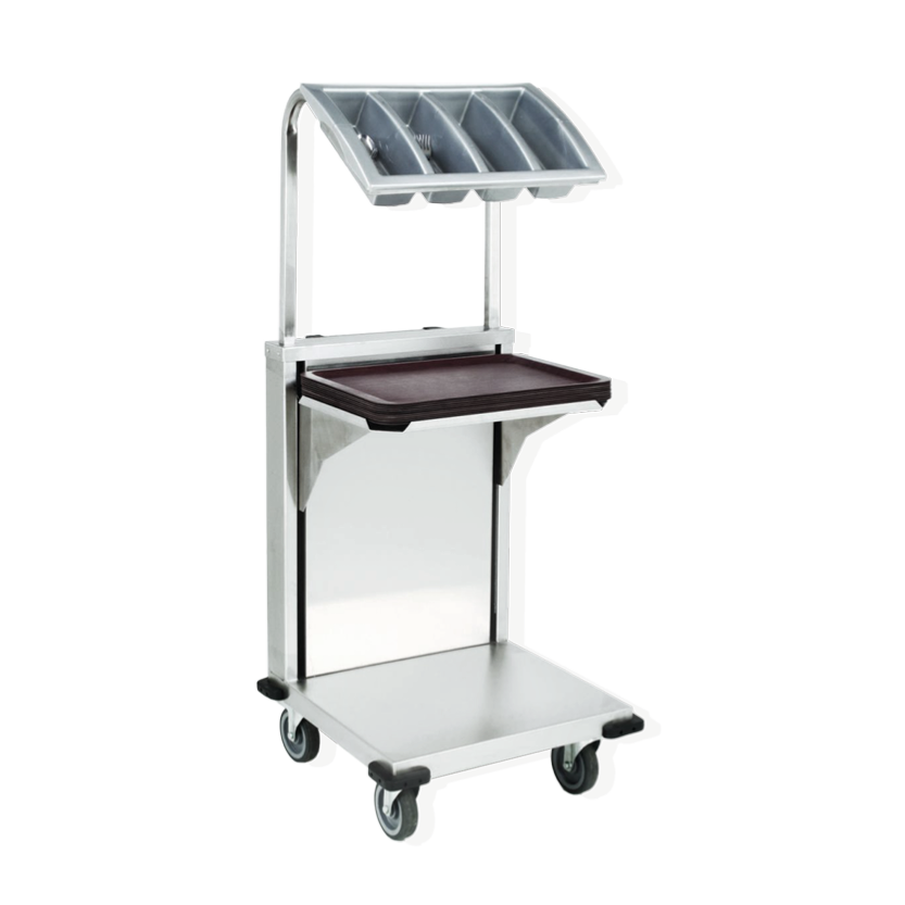 SARO Tablettspender 304er Edelstahl+Besteckkasten TAB2