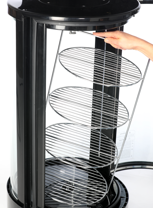 KBS Kuchenvitrine Rondo mit 4 Etagen