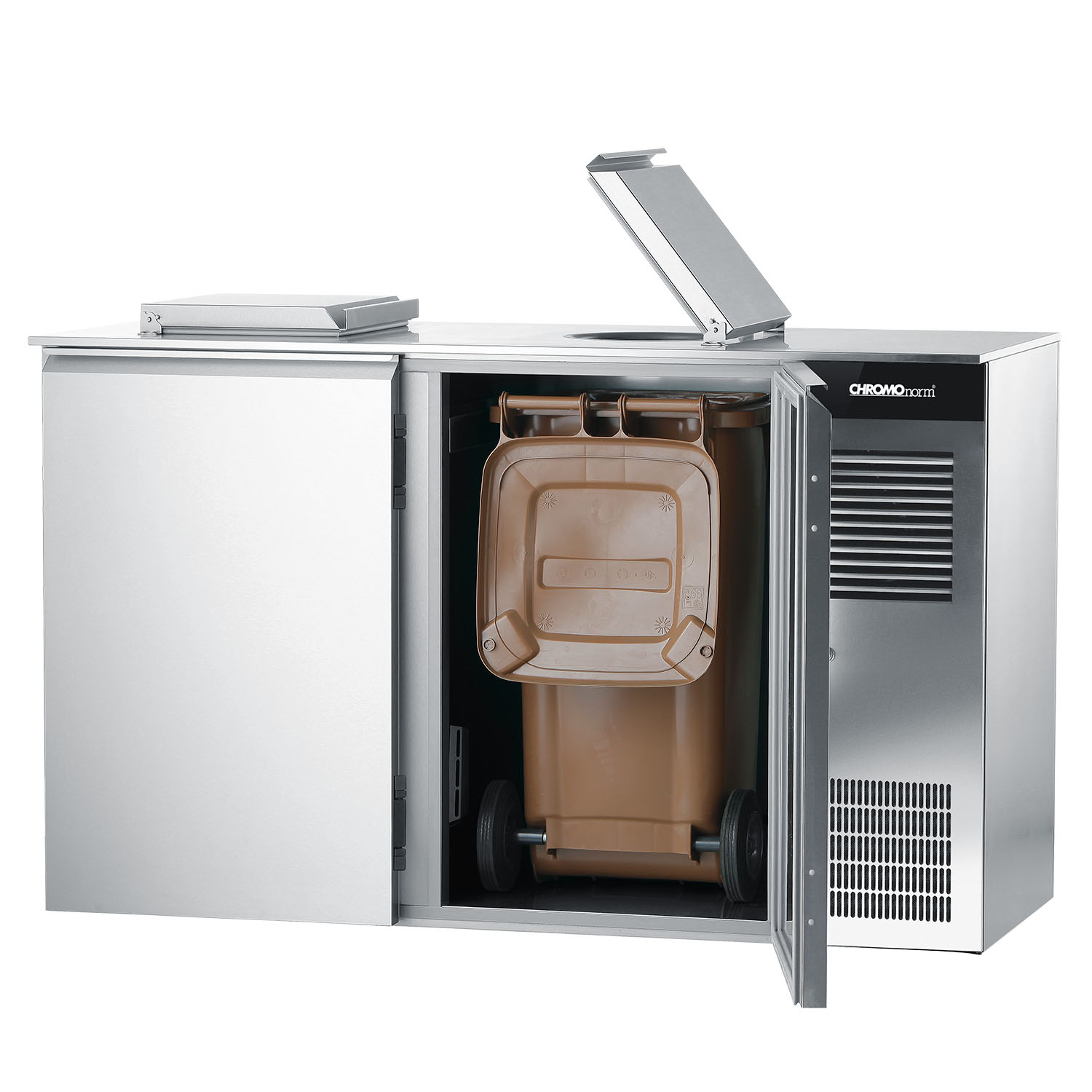 CHROMOnorm ABFALLKÜHLER 2 x 120 L - STECKERFERTIG