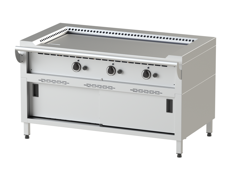 KBS Gas Teppanyaki-Grill mit 3 Heizzonen 21 kW Tischgerät
