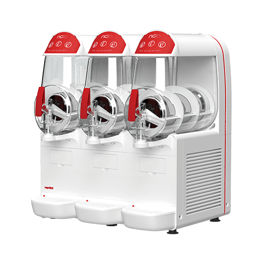 NOSCH Granitor NG Easy 10-3 WHITE, 3x10 Ltr. Eismaschine by ugolini