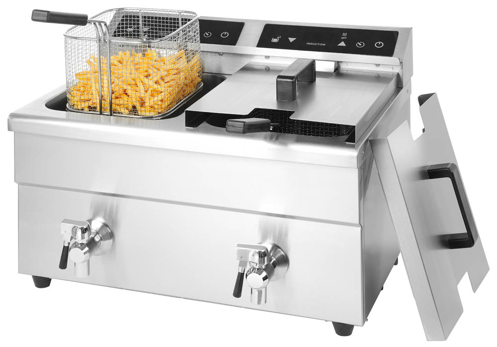 Induktionsfritteuse 2x 8 Liter