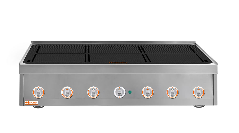 LOCHER 237212 Induktionsherd, 6 Kochstellen á 5 kW