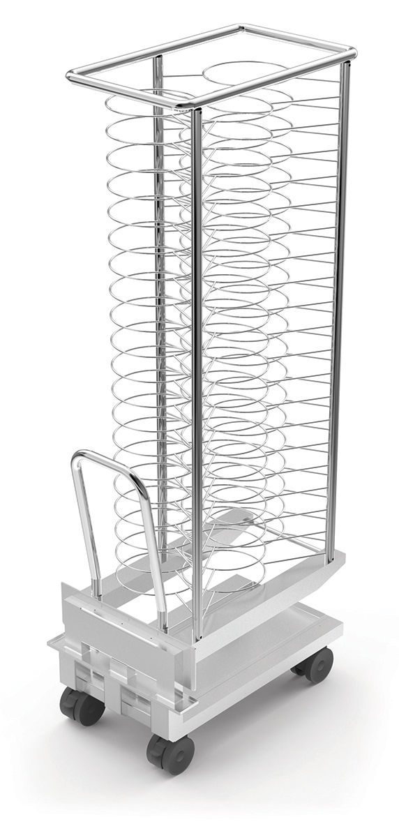 TELLER HORDENGESTELLWAGEN MIT FETTAUFFANGWANNE - Modell 201