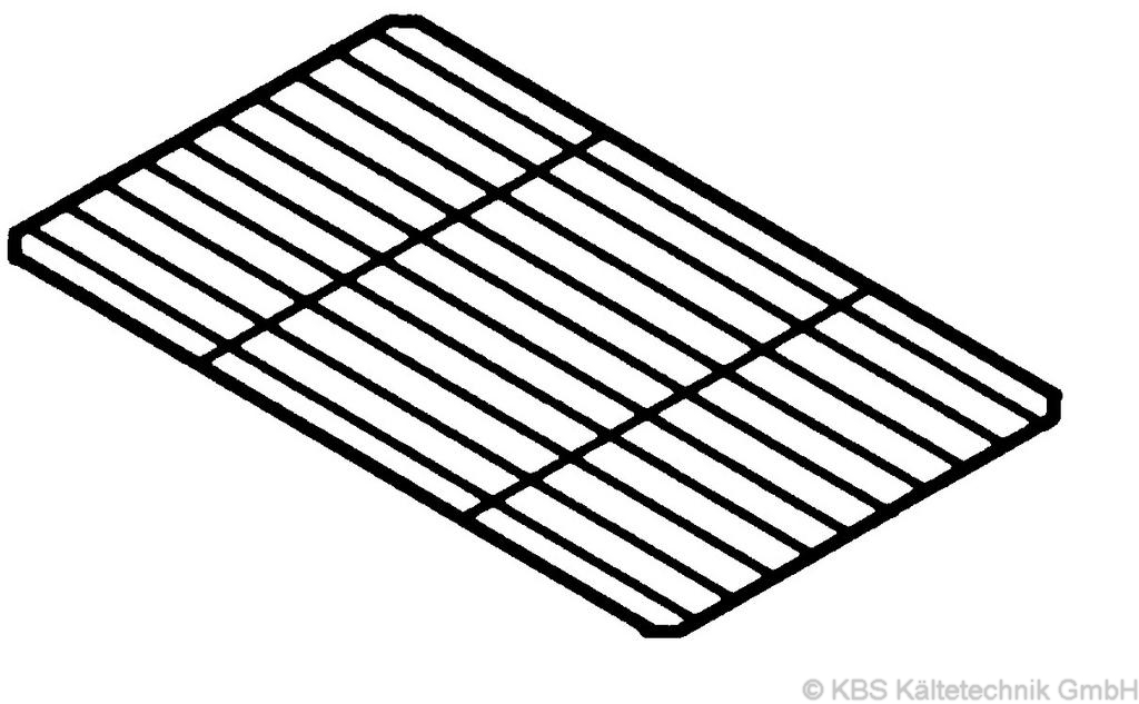 KBS Rost GN 2/1 530x652mm
