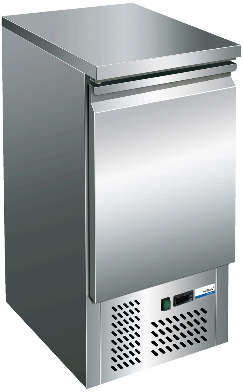 COOL by Nordcap Kühltisch SLIM 1T, 1 Tür, Edelstahl, Umluftkühlung