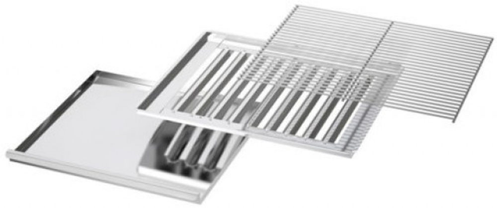 PROFIKOCHER 152901 Grillrostset für Kombi- Tischbräter 1 Brenner