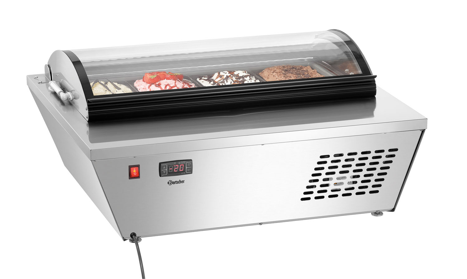 BARTSCHER Eisvitrine 4x6,5L-R - 700228