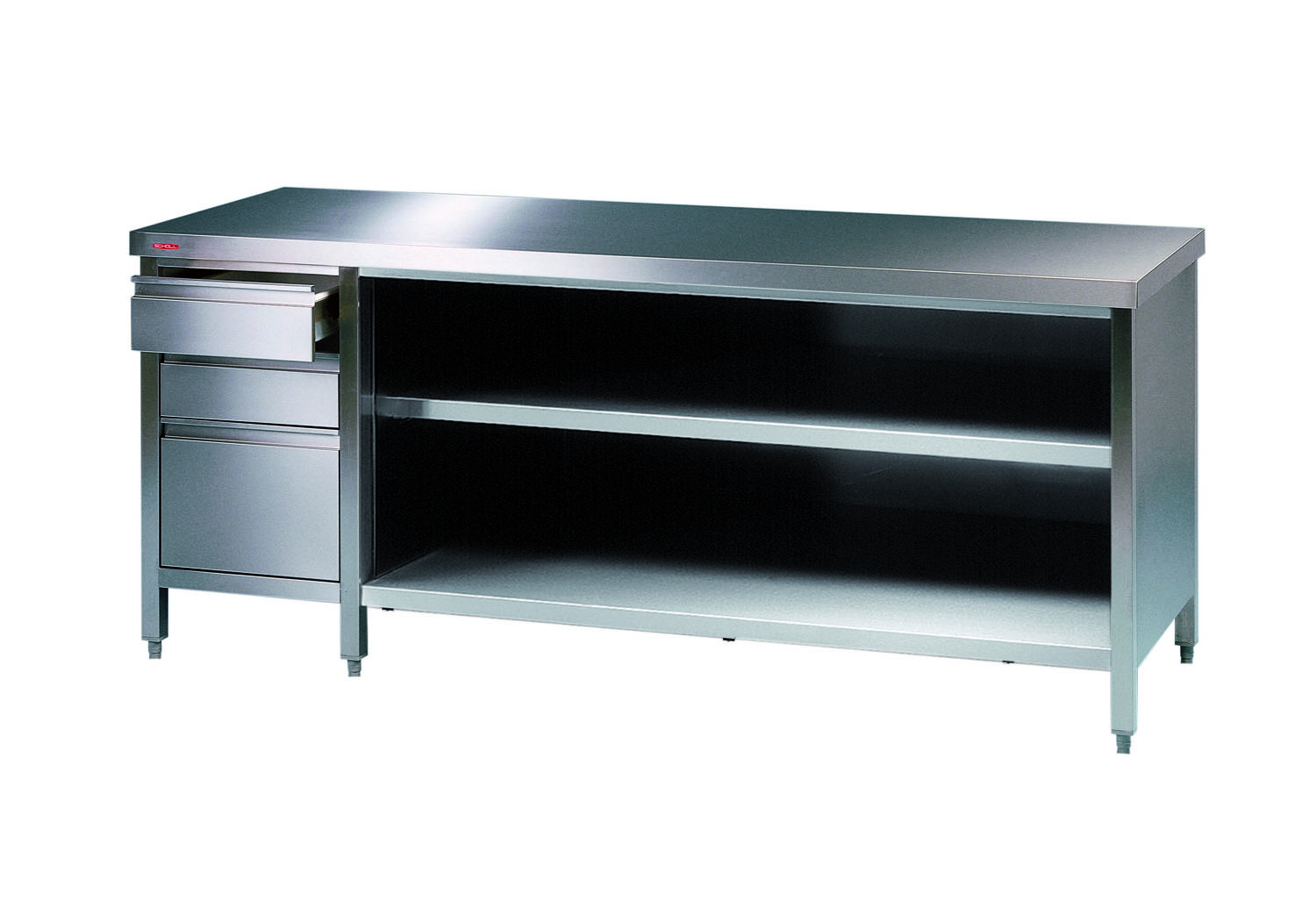 Arbeitsschrank offen mit Schubladenblock - Tiefe 600 mm Made in Germany by SCHOLL