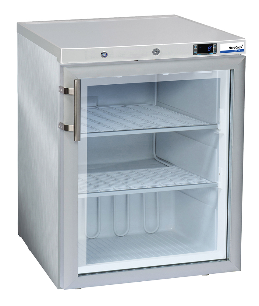 COOL-LINE Tiefkühlschrank RNGX 200GL Edelstahl, 200 Liter by NordCap 451200355