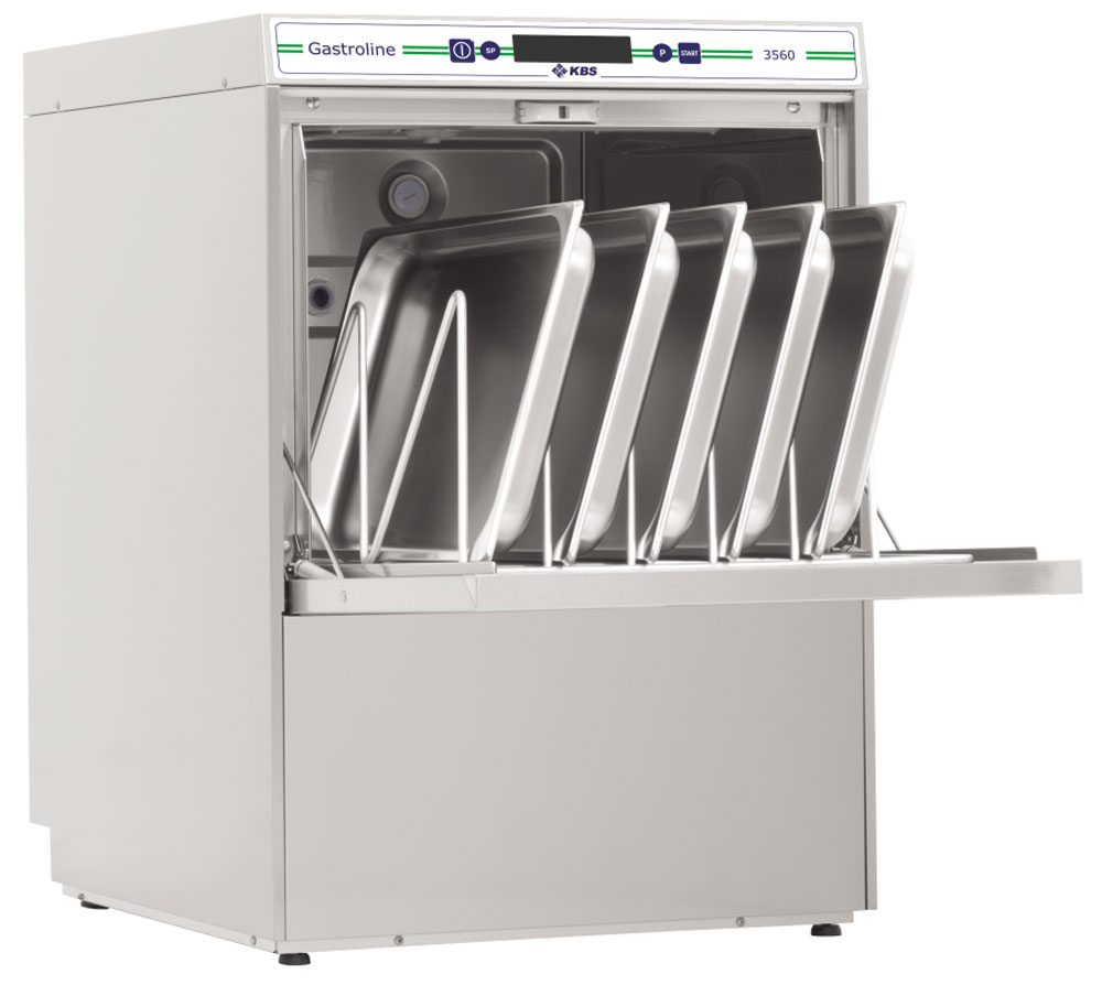 KBS Geschirrspülmaschine EN 600x400 Gastroline 3560 APE mit autom. Enthärter KBS
