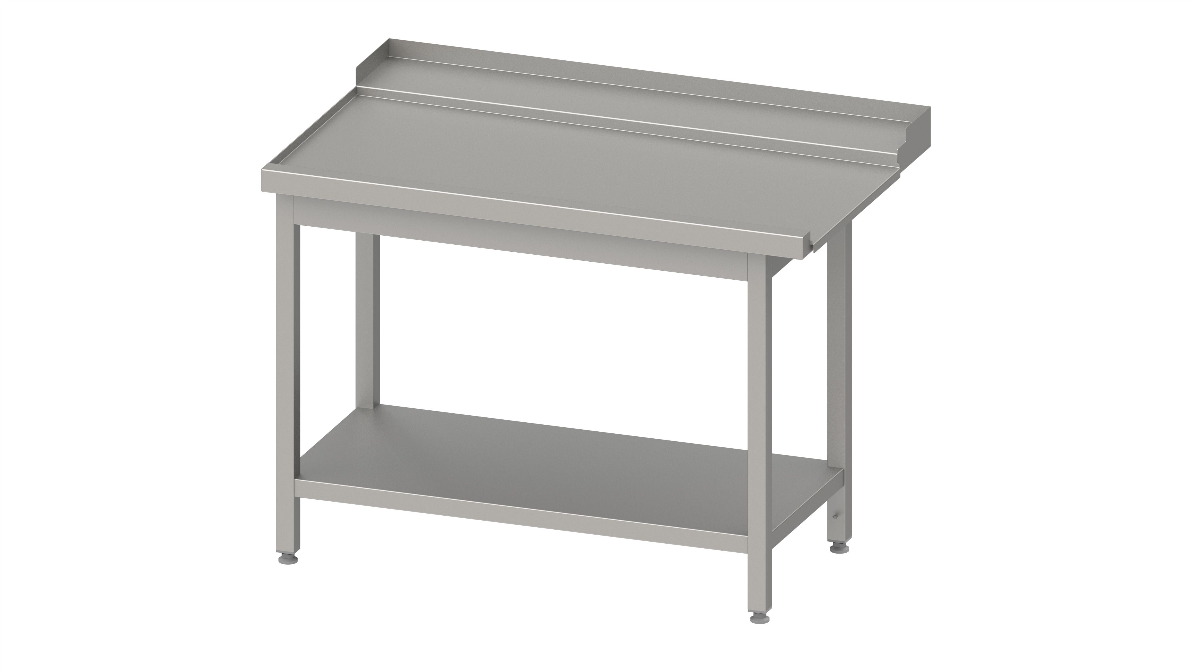 GASTROXTREM ECO Ablauftisch mit Korbführung mit Grundboden - versch. Ausführungen