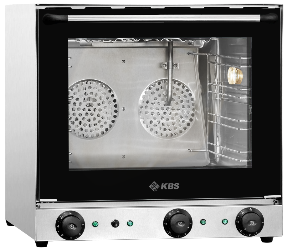 KBS Heißluftofen Premium 2,7 kW mit manueller Beschwadung und 2 kW Grillfunktion