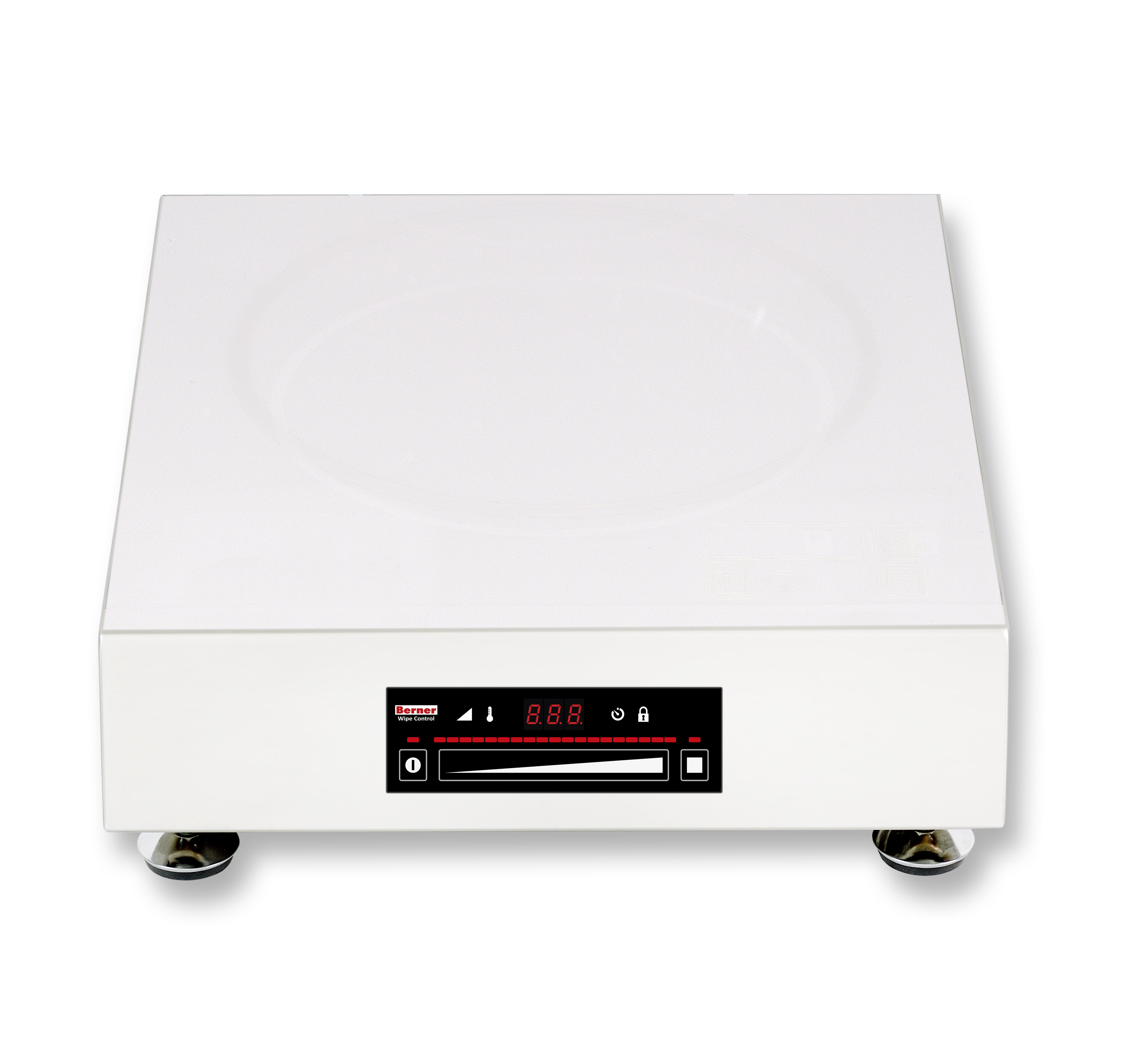 Berner Warmhalteinduktion BI1FWW weiss bis 100 Grad mit 2 Zonen