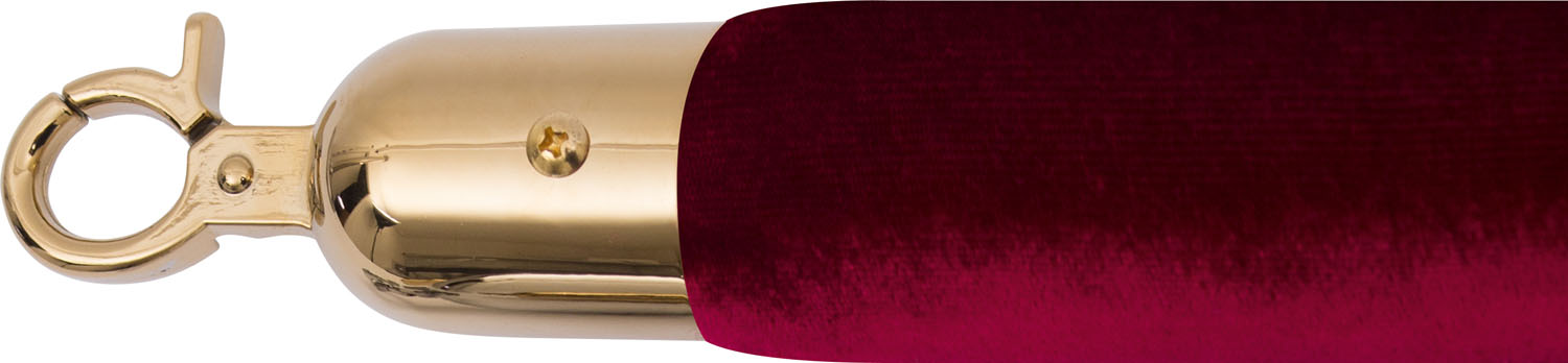 SARO Kordel für Absperrpfosten rot / Gold AF 221