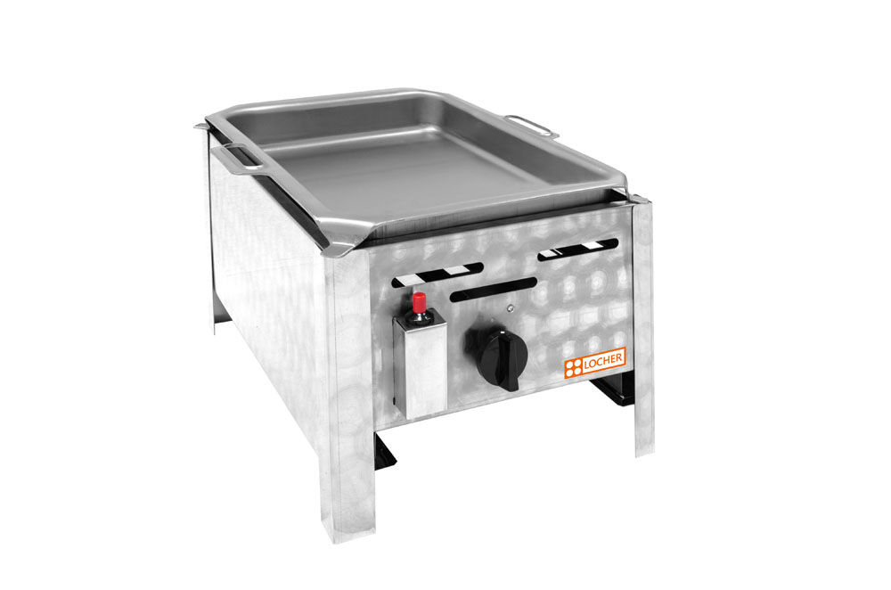 PROFIKOCHER 152001 Gas-Kombi-Tischbräter 1 Brenner